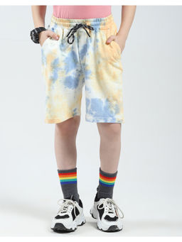 Monte Carlo - Boys Blue Tie & Dye Regular Fit Shorts