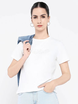 RAREISM - Women Itsy Primary White Regular T-Shirt