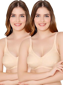 Bodycare - Polycotton Skin Color Bra 1585SS (Pack of 2)