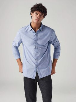 Levi's - Men Blue Floral Printed Slim Fit Shirt