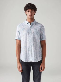 Levi's - Men Blue Floral Printed Slim Fit Shirt
