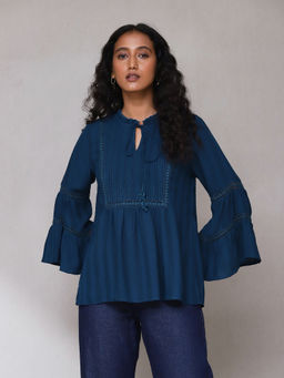 Aarke Ritu Kumar - Teal Solid Top