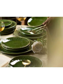 Amalfiee Ceramics - Handmade Premium Paris 10 inch Exclusive Dinner Plates Set of 6 Pcs