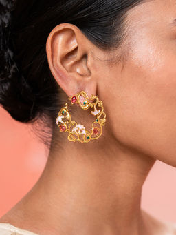 Shaya by CaratLane - OTT Bestie Earrings in Gold Plated 925 Silver