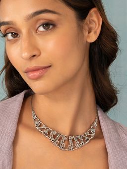 Shaya by CaratLane - Matilda Necklace in Oxidised 925 Silver