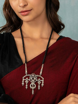 Shaya by CaratLane - Helen Graham Necklace in Oxidised 925 Silver