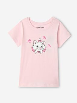 The Souled Store - Official Disney: Cute Marie Girls T-Shirt