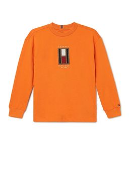 Tommy Hilfiger - Boys Logo Relaxed Fit Cotton T-Shirt