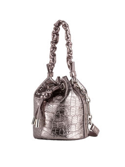 CARPISA - Womens Grey Bucket Handbag