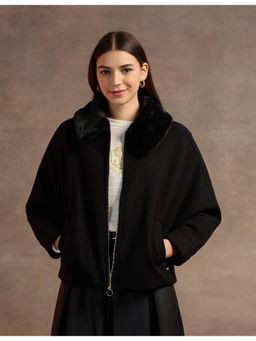 U.S. POLO ASSN. - Fur Collar Kimono Jacket