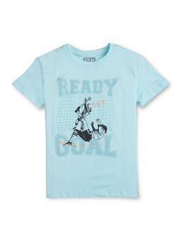 Gini & Jony - Boys Graphic Print Cotton T-Shirt