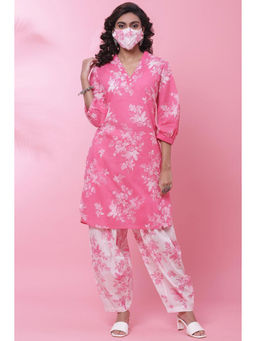 Biba - Pink Relaxed Suit (set Of 3)