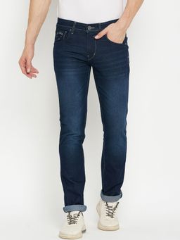 Cantabil - Men Blue Solid Casual Jeans