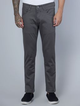 Cantabil - Men Casual Grey Trouser