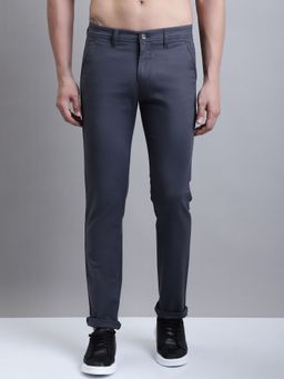 Cantabil - Men Casual Grey Trouser