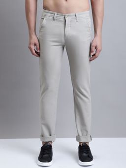 Cantabil - Men Casual Beige Trouser