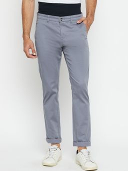 Cantabil - Men Grey Casual Trouser
