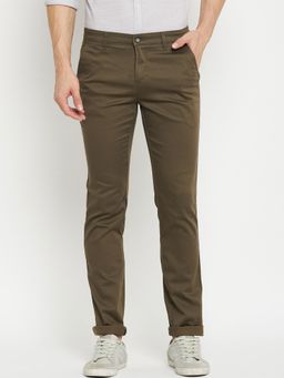 Cantabil - Men Olive Casual Trouser