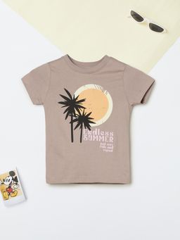 max - Brown Boys Graphic Print T-Shirt