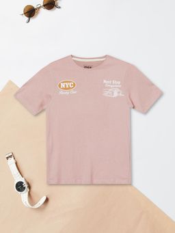 max - Pink Boys Printed T-Shirt