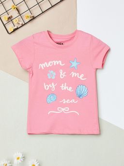 max - Pink Girls Graphic Print T-Shirt