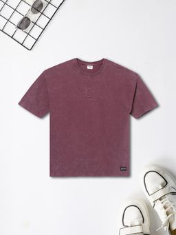 max - Pink Boys Washed Oversized T-Shirt