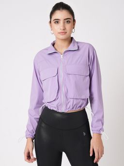 BODD ACTIVE - Being Pretty Lavender Cropped Jacket