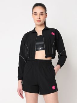 BODD ACTIVE - Velocity Black Cropped Jacket