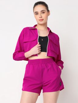 BODD ACTIVE - Powerpop Pink Cropped Jacket