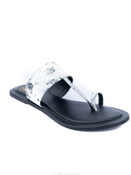 NR by Nidhi Rathi - Women Black Printed One Toe Flats