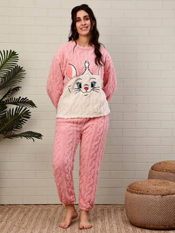 TAG 7 - Pink Full Sleeves Nightsuit