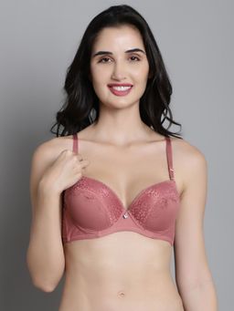 Makclan - Unwind in Style Lace Brassiere Coral