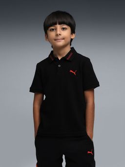 Puma - ESS Ottoman B Boys Black Polo T-Shirt