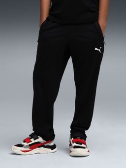 Puma - Youth Zippered Boys Black Trackpant