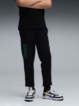 Puma - Water Break Kids Black Graphic Trackpants