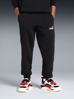 Puma - Black Essentials 2 Colour Logo Boys Soft Joggers