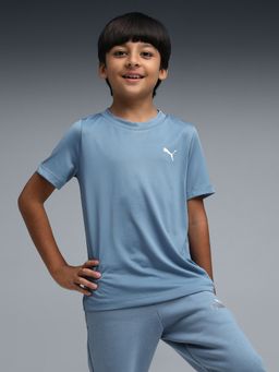 Puma - Train All Day Boys' Sweat-Wicking T-shirt - Blue