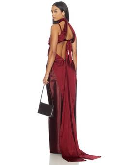 AMOR MIA - Wrap Women's Padded Halter Neck Bikini Top Red