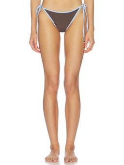 Baobab - RHO Women's Side Tie Bikini Bottom Brown