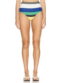 Cala de la Cruz - Isla Women's Floral Print Scoop Neck Bikini Top Multi-Color