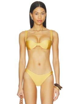 Camila Coelho - Solano Women's Underwire Bikini Top Gold