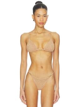 DEVON WINDSOR - Zuri Women's Unpadded Tie-Up Bikini Top Bronze