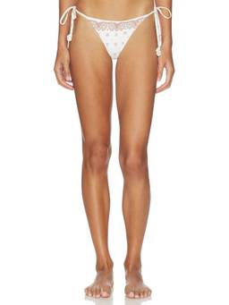 DEVON WINDSOR - Eadie Women's Tie-Up Bikini Bottom White
