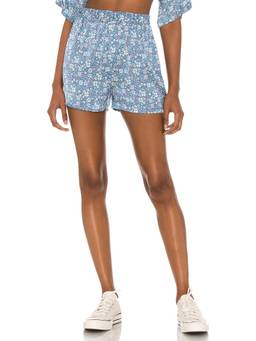 Frankies Bikinis - Devon Lee Carlson Women's Crochet Knit Pull-On Sleep Shorts Black