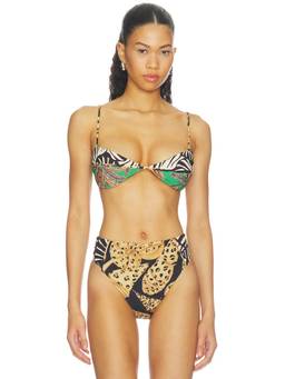 FARM Rio - Women's Underwire Clasp Bikini Top Multi-Color