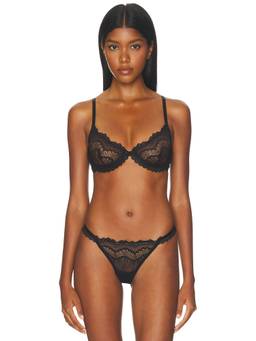 KAT THE LABEL - Belvedere Women's Lace Underwired Bra Black