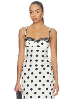LPA - Aveline Women's Underwired Lace Trim Bustier White