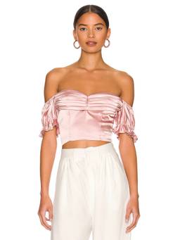 MORE TO COME - Alessandra Women's Lace Trim Tie-Up Mesh Cami Top Off White
