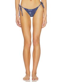 superdown - Amadee Tie Women's Self-Tie Bikini Bottom Blue