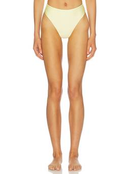 Tularosa - Emeline Women's High Waist Bikini Bottom Yellow